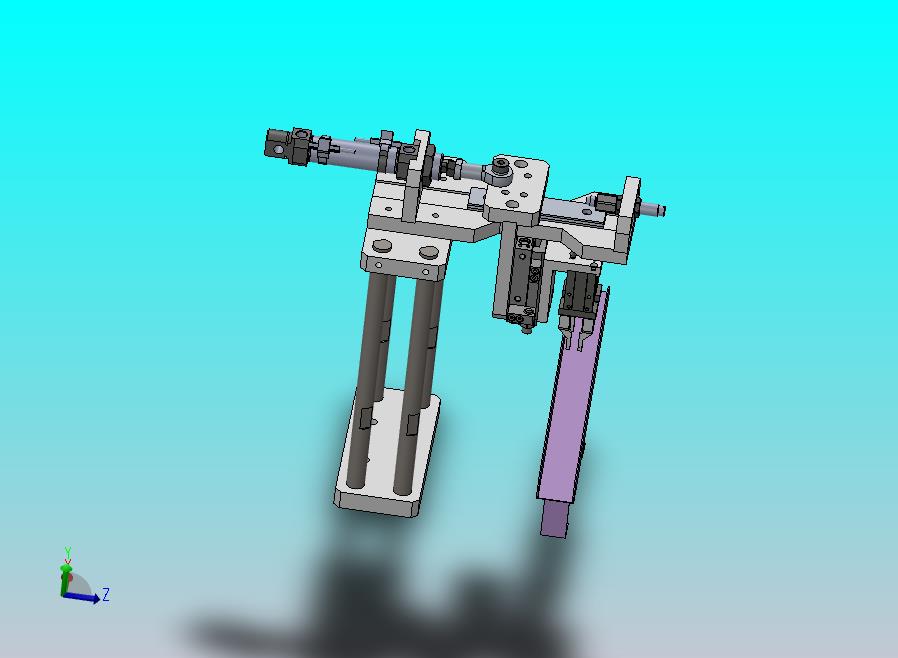 使用鱼眼接头的气缸移载机构