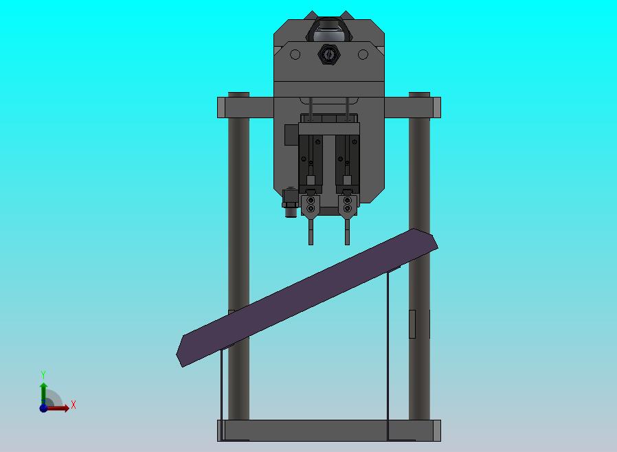 使用鱼眼接头的气缸移载机构