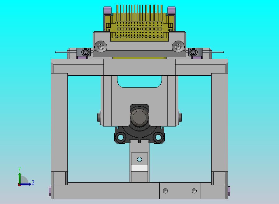 连杆机构的气动压紧机构