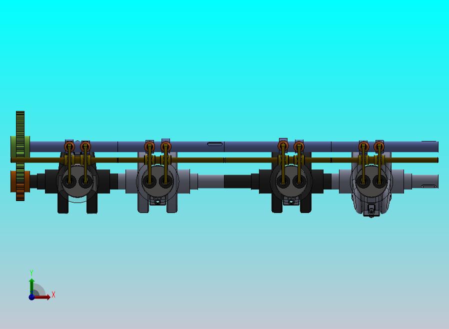 发动机曲轴_缸体