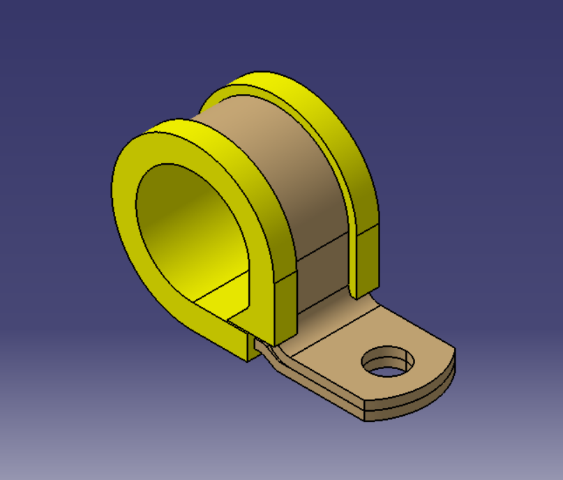 P 型夹 MS21919 W DF 10