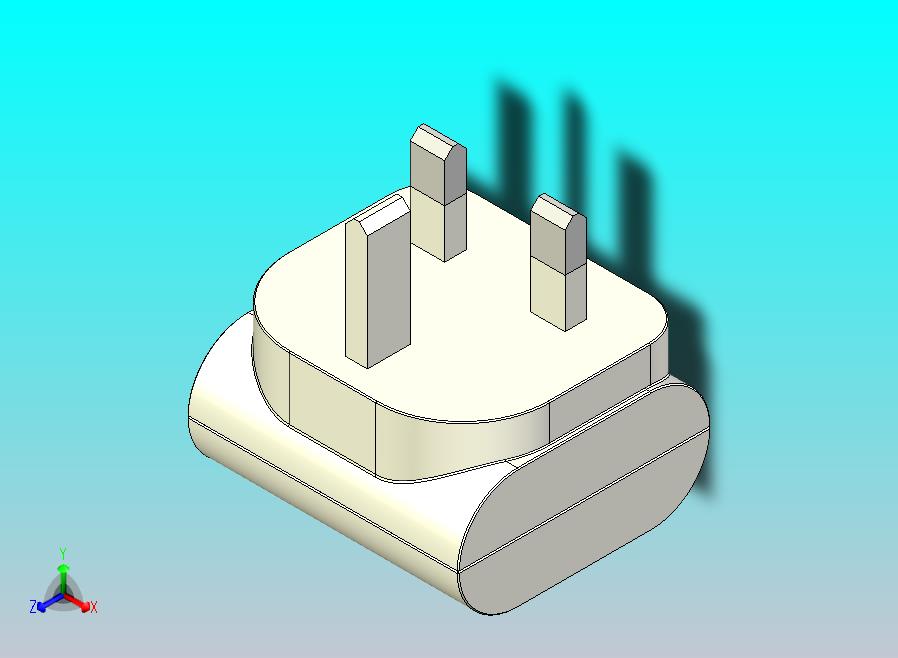 USB 充电器 - 英国插头