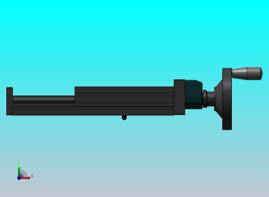 带计数的手摇直线运动平台