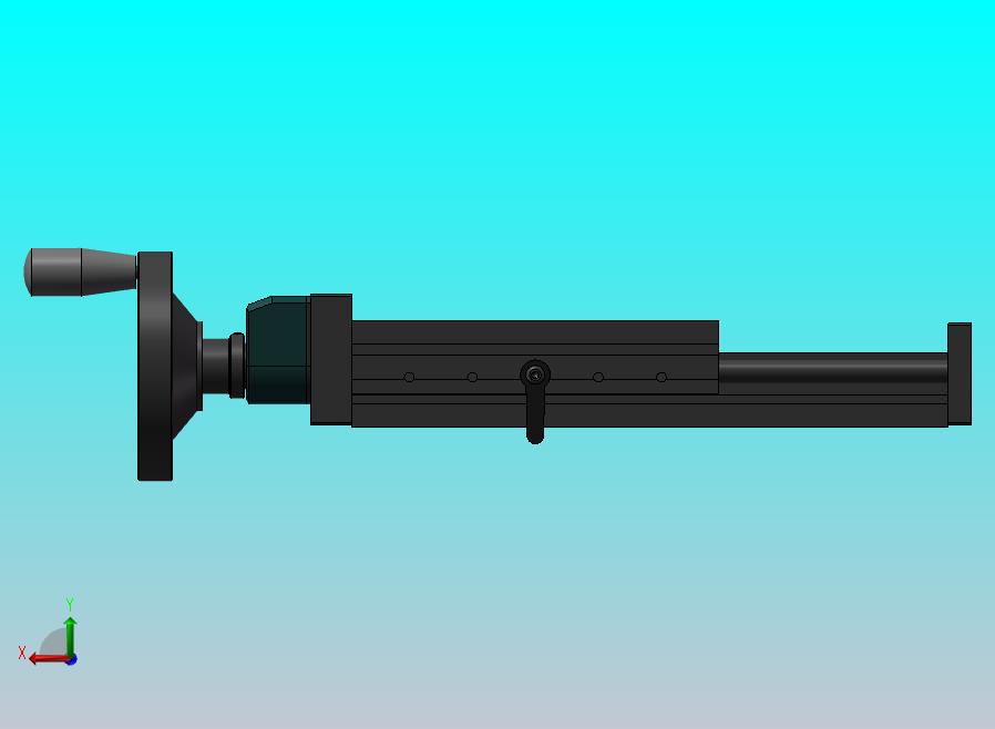 带计数的手摇直线运动平台