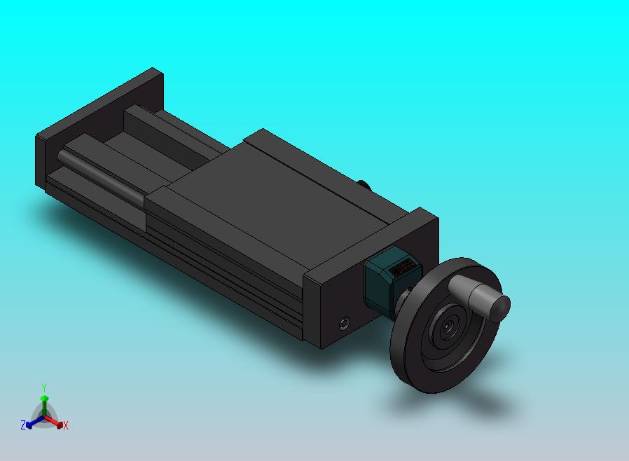 带计数的手摇直线运动平台