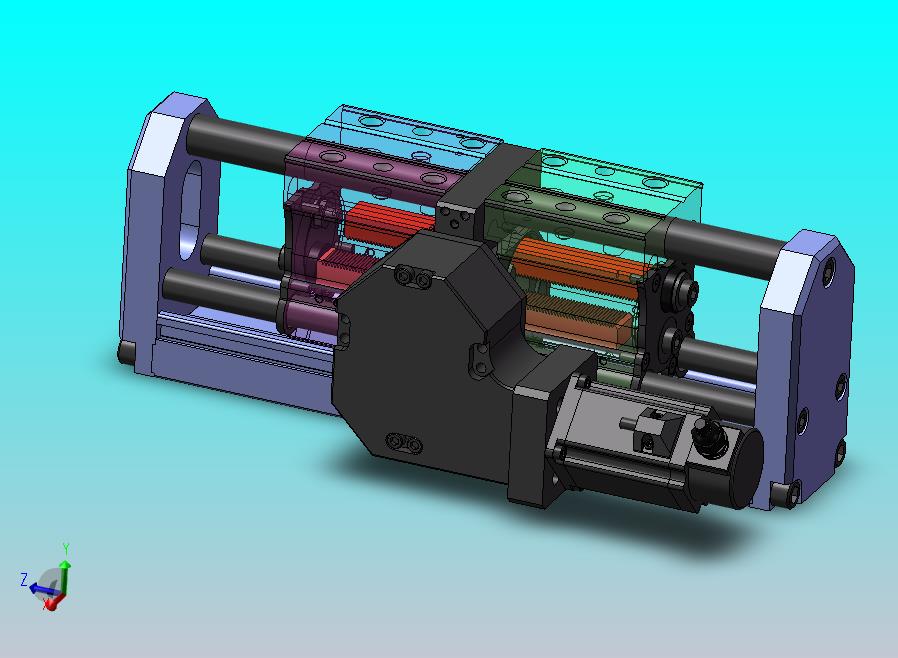 对称移动平台模型