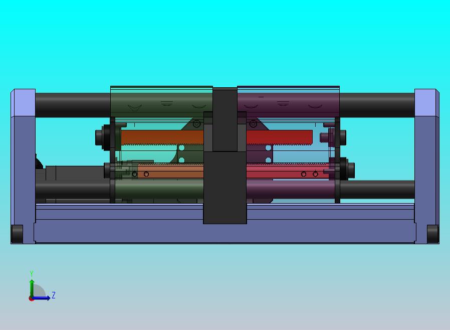 对称移动平台模型