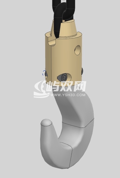 防扭转式旋转链钩