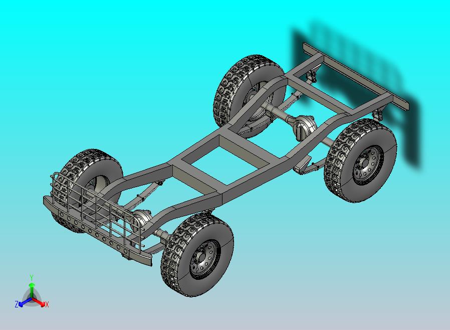 改装吉普车模型图