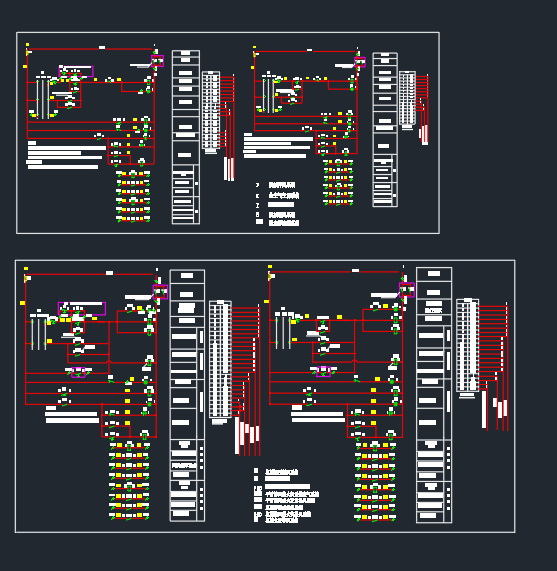 成套电气配电箱动力柜深化图箱体图
