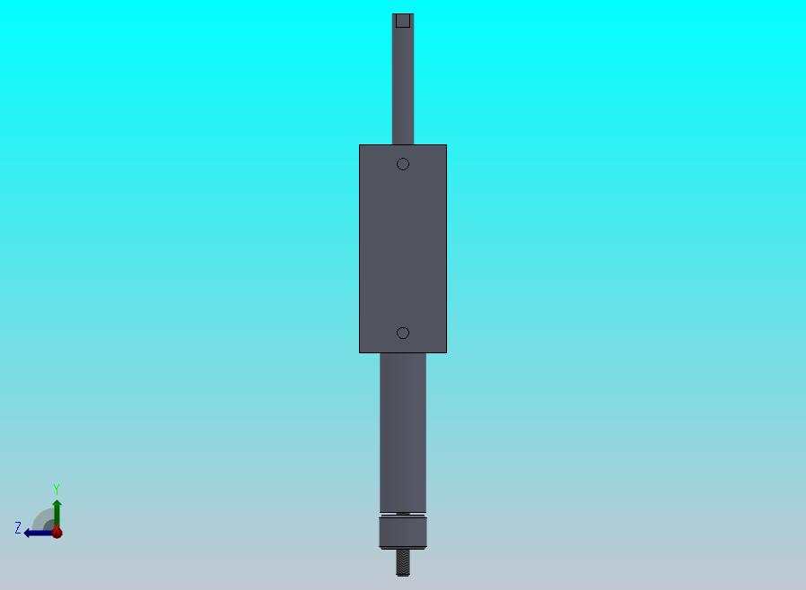 专用气缸（矩形-调节行程）18.5x8x55 mm
