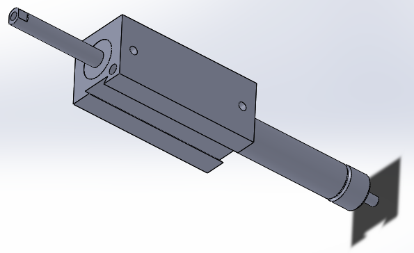专用气缸（矩形-调节行程）18.5x8x55 mm