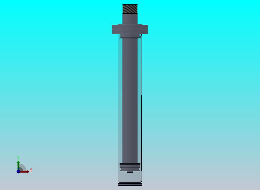 焊接式液压缸（带前安装法兰）110x80x710 mm