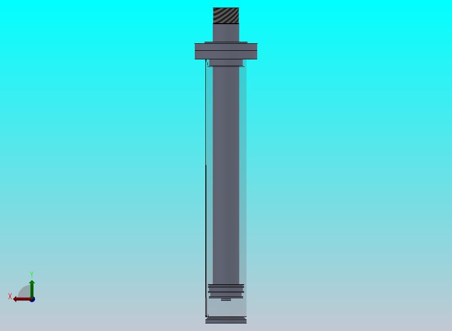 焊接式液压缸（带前安装法兰）110x80x710 mm