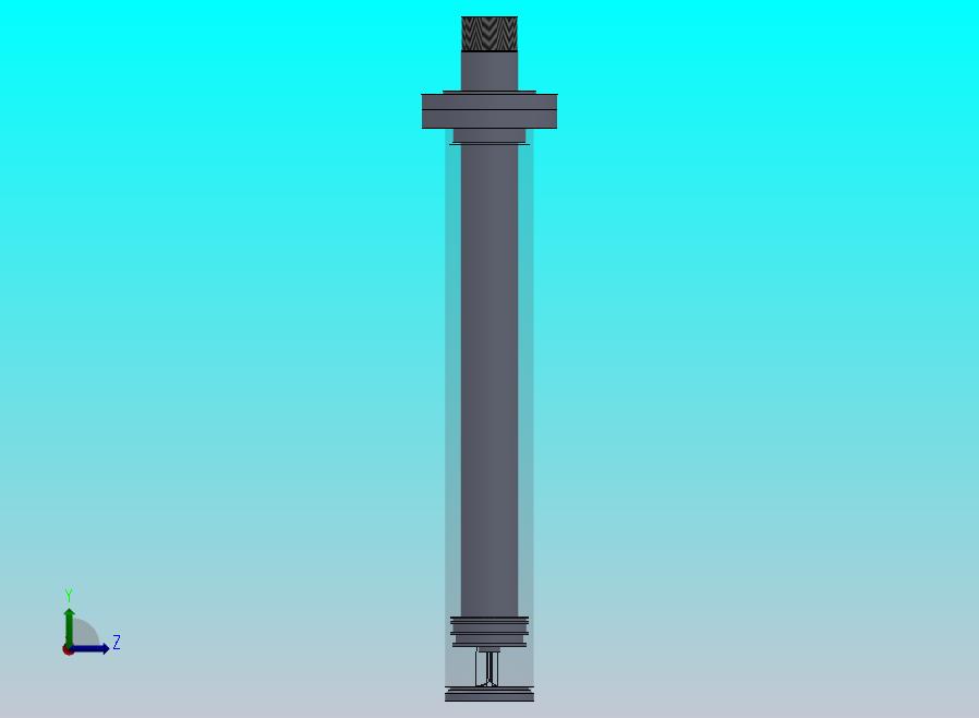 焊接式液压缸（带前安装法兰）110x80x710 mm