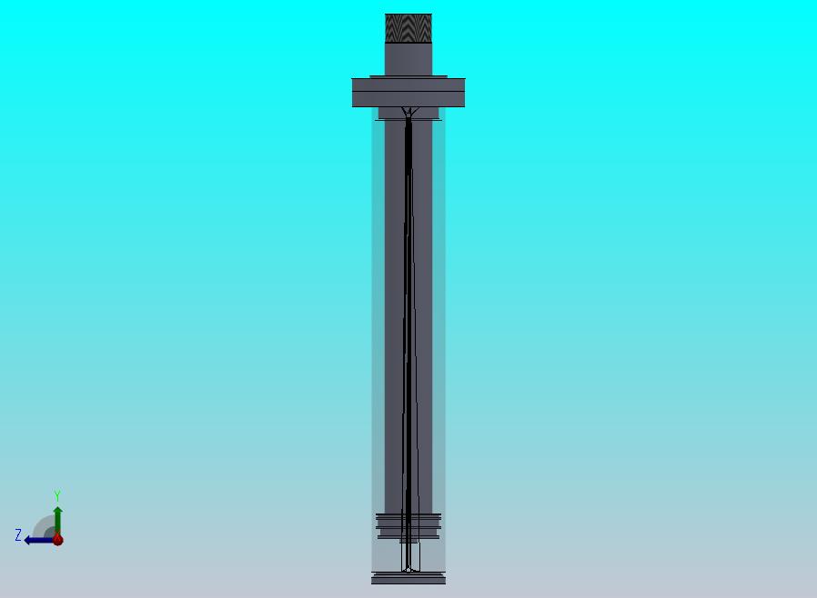 焊接式液压缸（带前安装法兰）110x80x710 mm