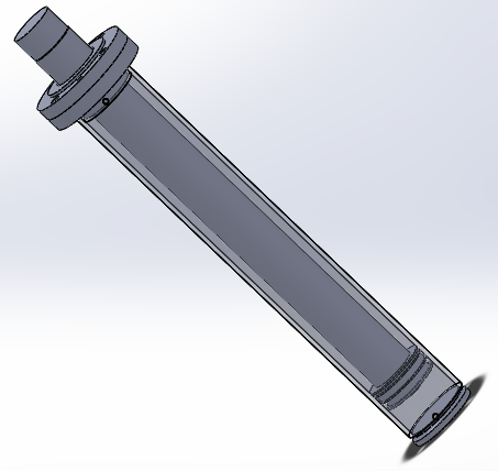 焊接式液压缸（带前安装法兰）110x80x710 mm