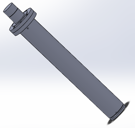 焊接式液压缸（带前安装法兰）110x80x710 mm