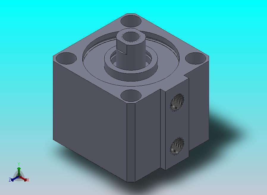 小型气缸（短行程）80x25x20 mm