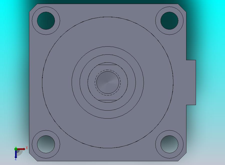 小型气缸（短行程）80x25x20 mm