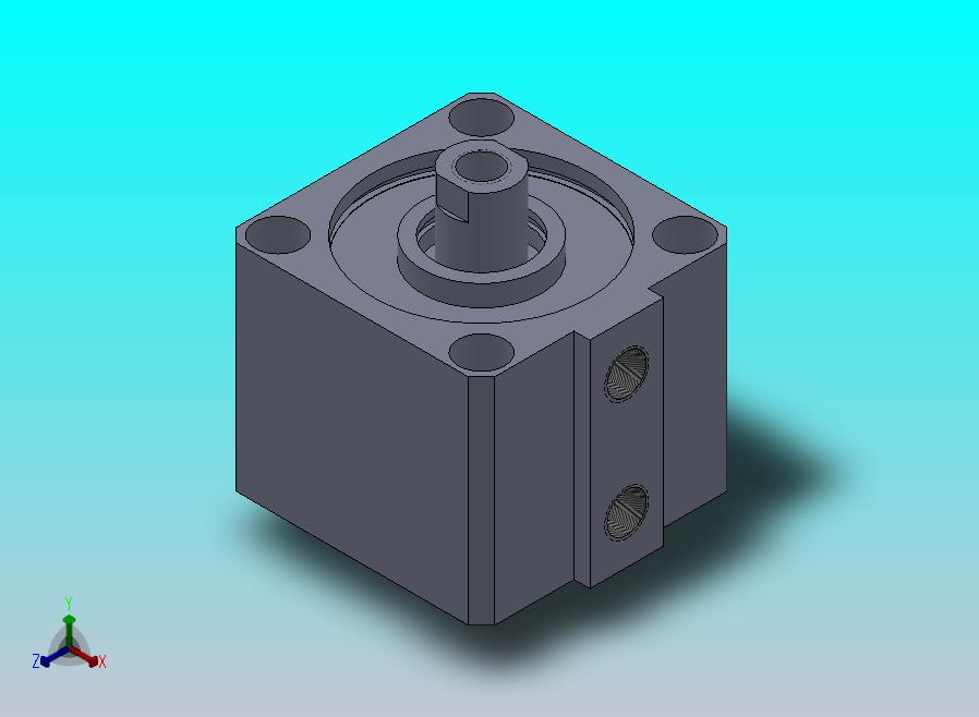 小型气缸（短行程）80x25x20 mm