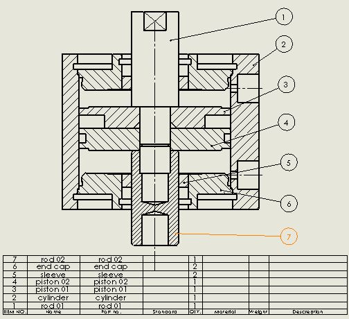 小型气缸（短行程）80x25x20 mm