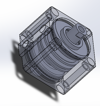 小型气缸（短行程）80x25x20 mm