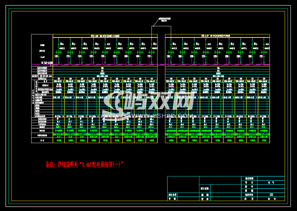 房地产-成套电气低压柜深化图