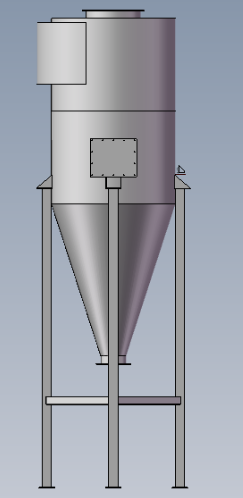 直径800旋风除尘