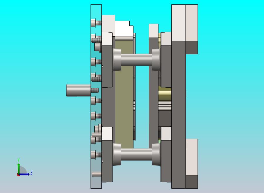 切边和冲孔模-L形件