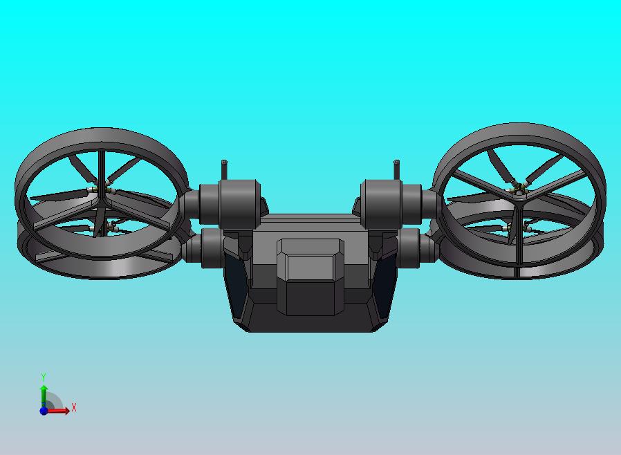 四翼空中飞行器
