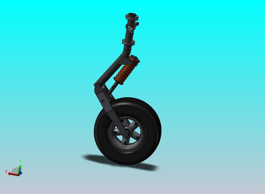 无人机前起落架