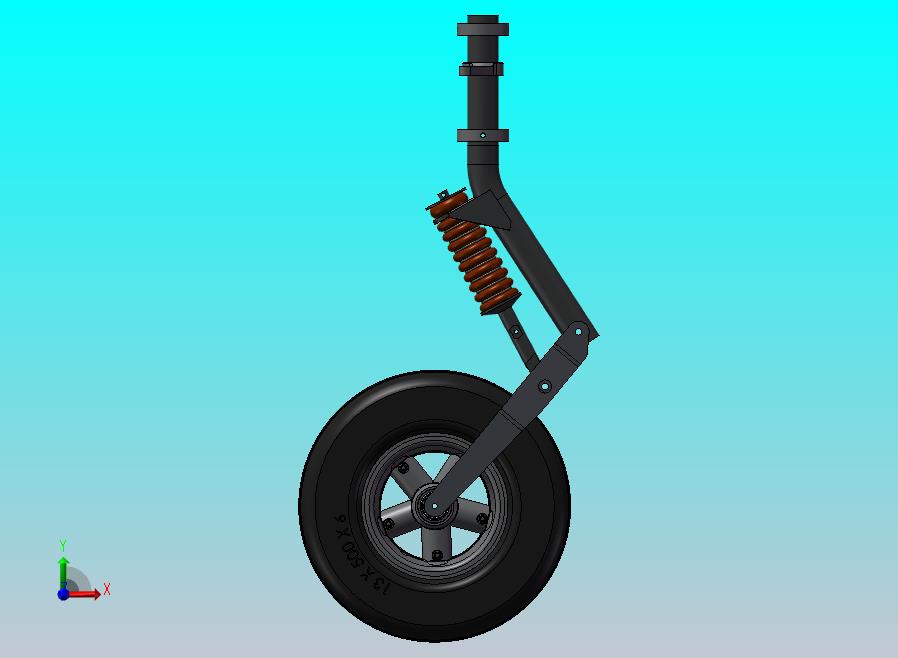 无人机前起落架