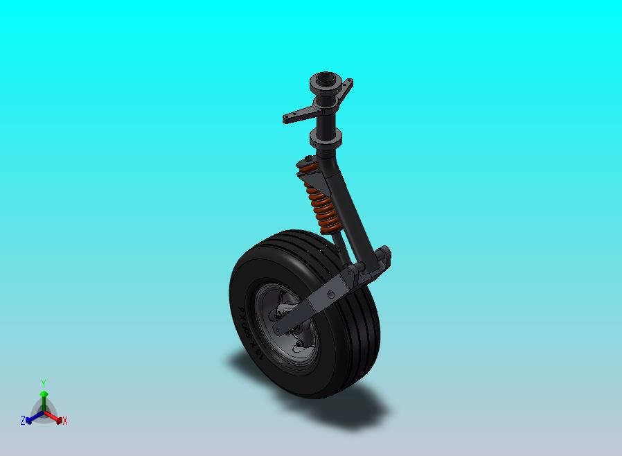 无人机前起落架