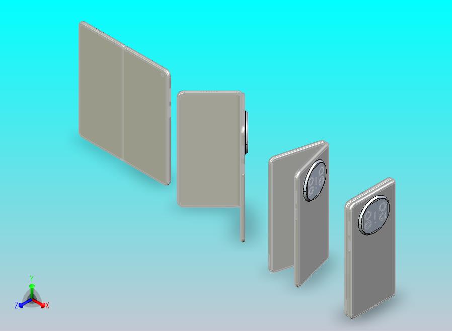 华为mateX5模型机