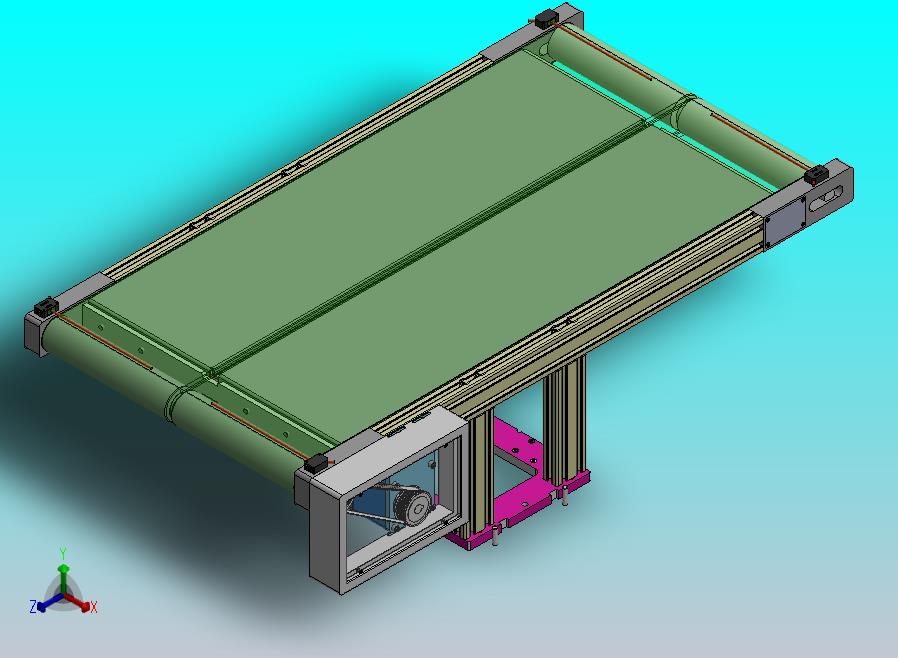 基于铝型材的皮带输送机2