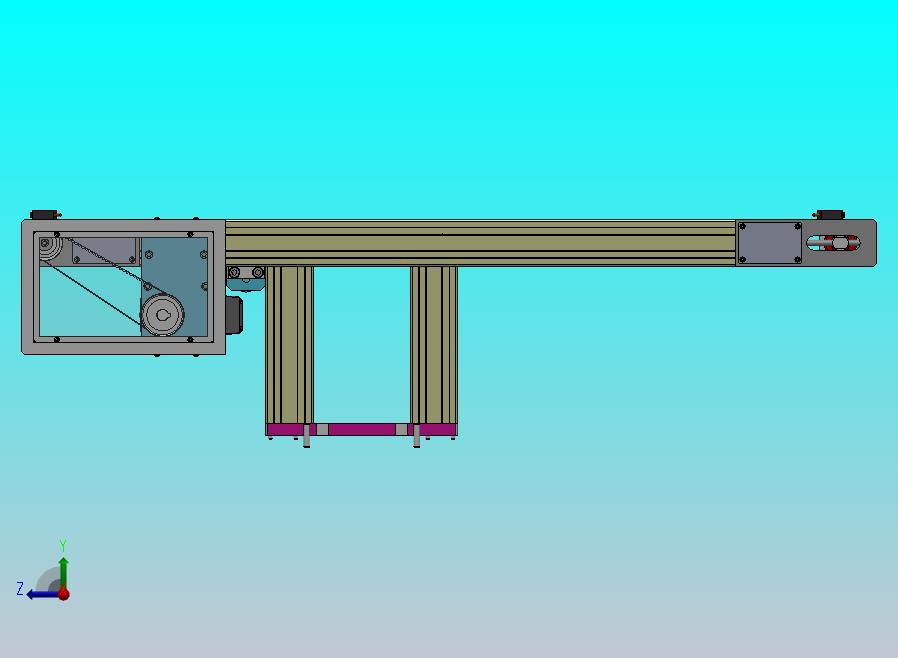 基于铝型材的皮带输送机2