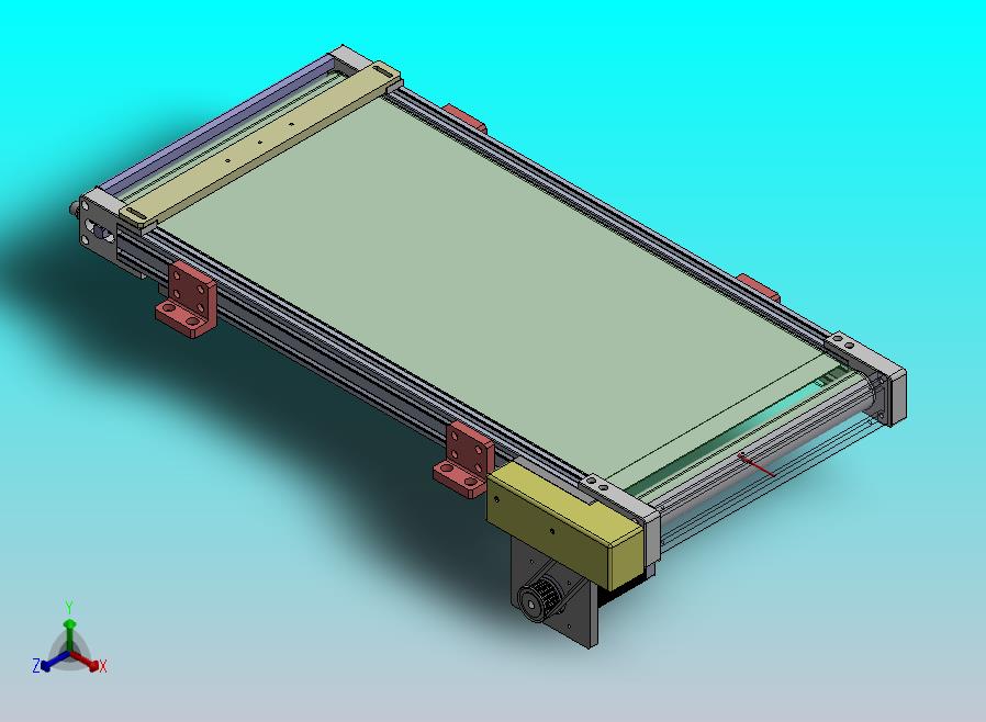 基于铝型材的皮带输送机