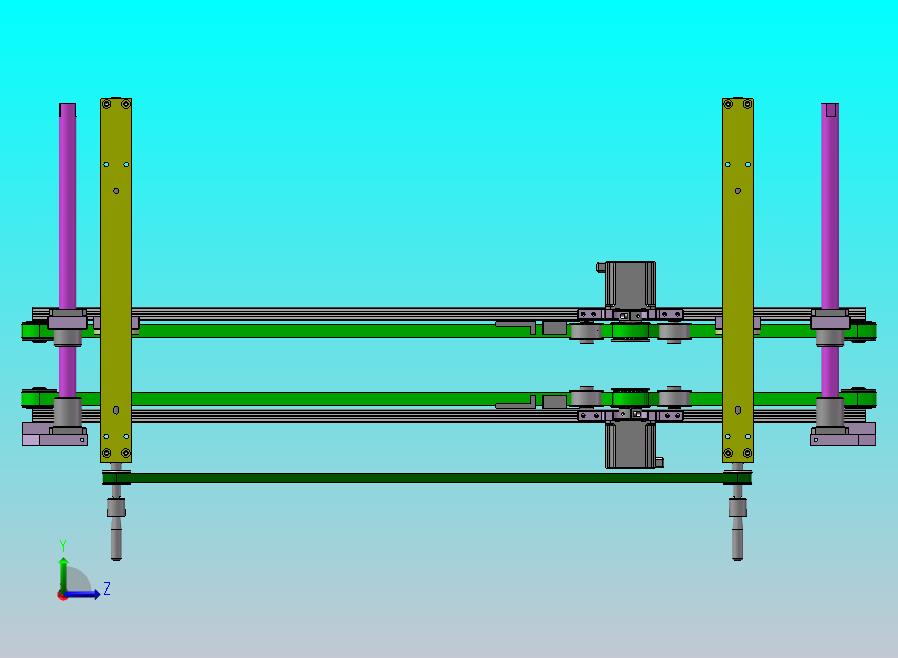 可调间距双轨输送机