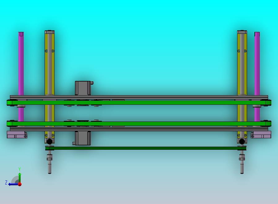 可调间距双轨输送机
