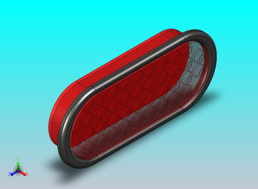 6英寸椭圆形LED拖车灯