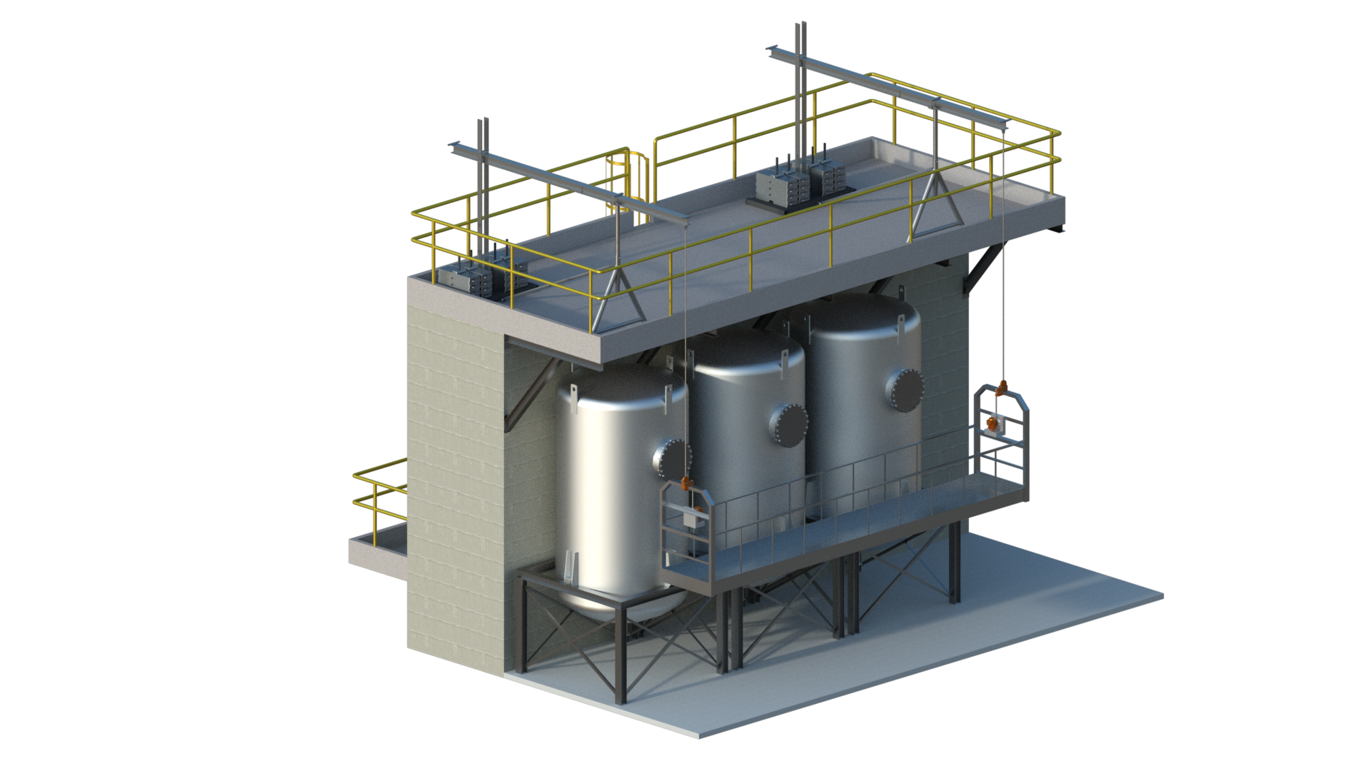 电动悬挂式脚手架