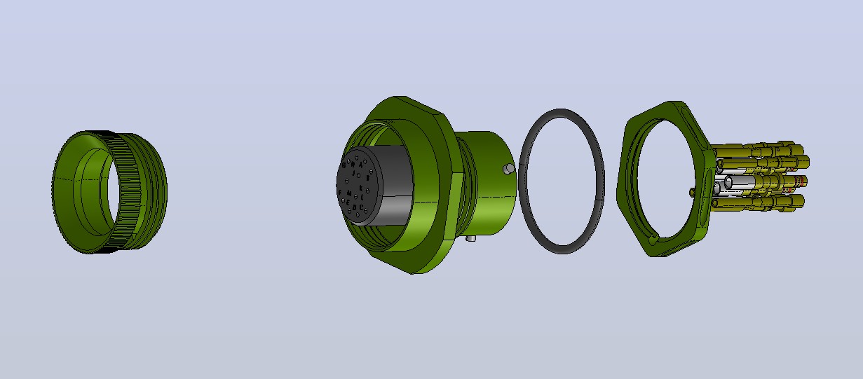 安费诺连接器SX 2534 PT07SE14-12S