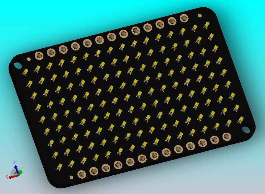 Adafruit Charlieplexed矩阵9x16