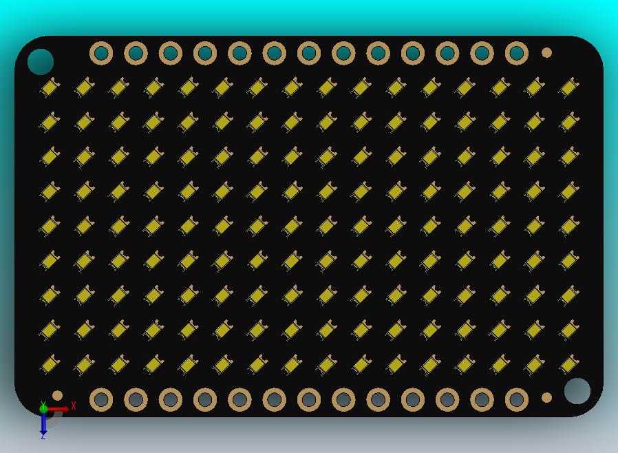 Adafruit Charlieplexed矩阵9x16