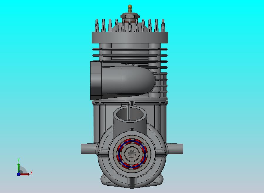 固定翼汽油发动机模型