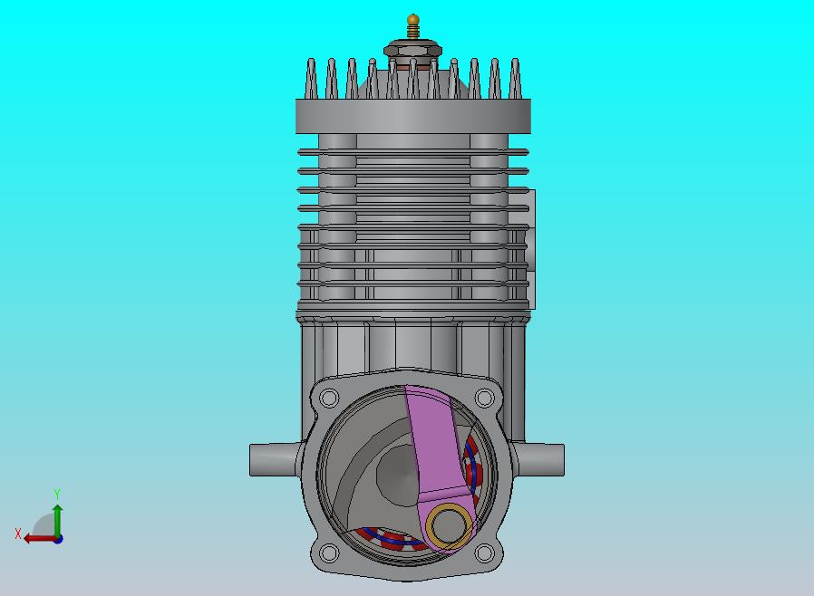 固定翼汽油发动机模型