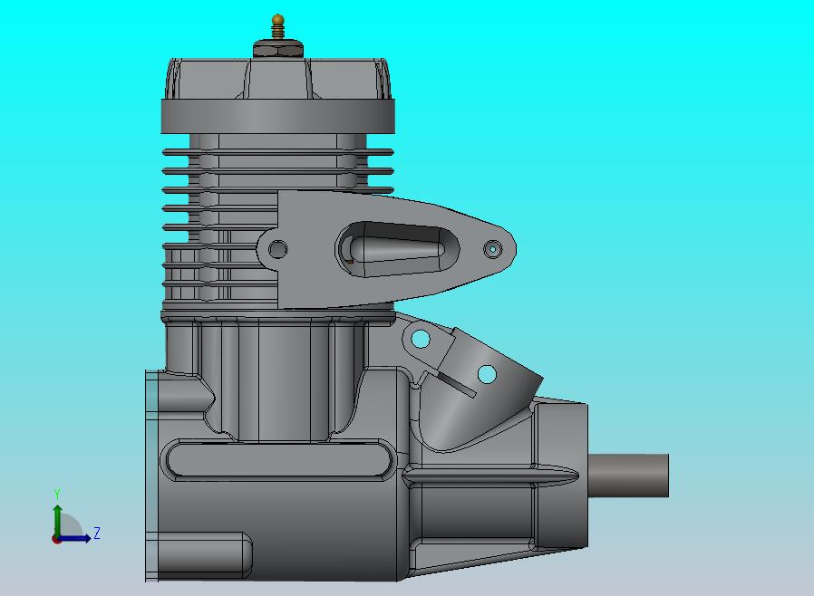 固定翼汽油发动机模型