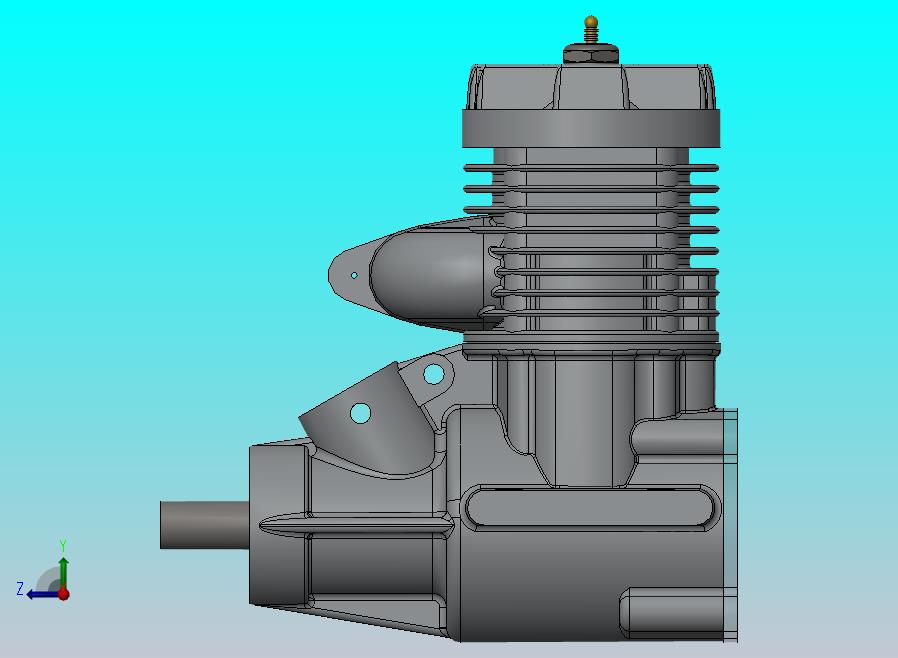 固定翼汽油发动机模型