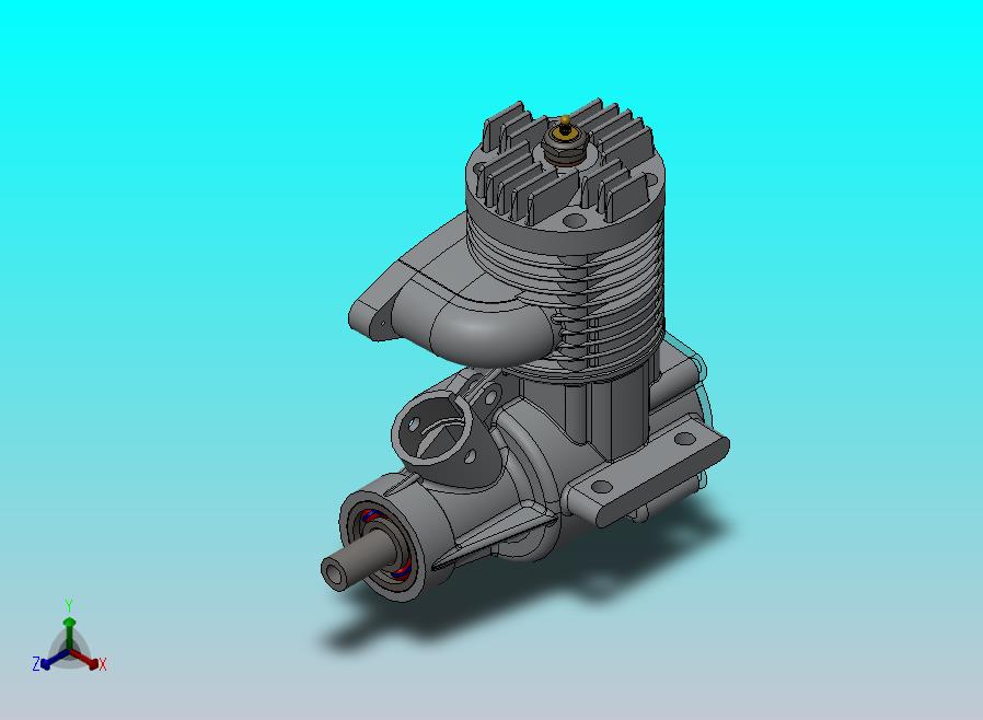 固定翼汽油发动机模型